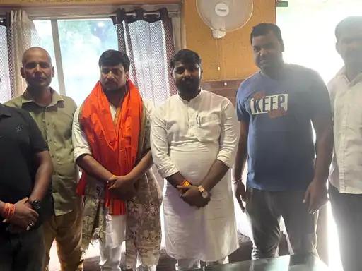 नवगछिया में भाजपा युवा मोर्चा प्रदेश अध्यक्ष जितेंद्र सिंह का जोरदार स्वागत