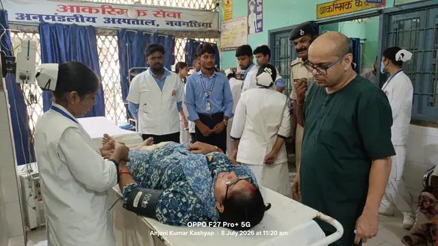 नवगछिया : सड़क हादसे में शिक्षिका गंभीर घायल, डायल-112 और ग्रामीणों ने बचाई जान